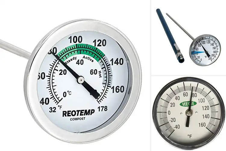 Detailed view of Best 12 Inch Compost Thermometers