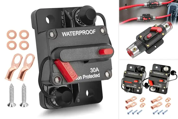 Detailed view of Best 30A Circuit Breakers for Winches