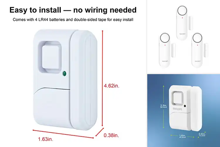 Detailed view of Best Battery Operated Door Alarms For Quick Install