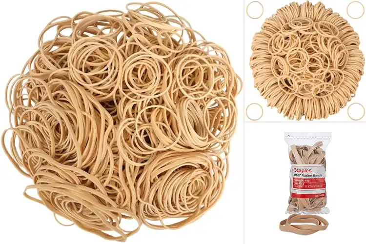Detailed view of Best Beige Rubber Bands For Stationery