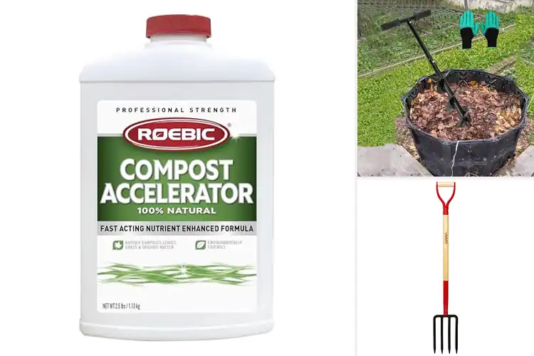 Detailed view of Best composting tools