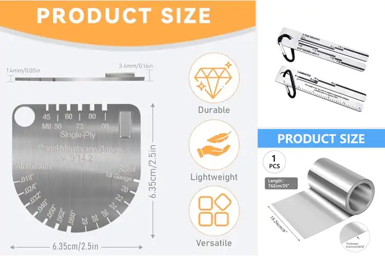 Detailed view of Best Corrosion Resistant Roof Gauge
