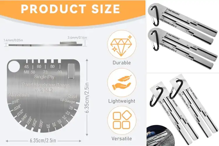 Detailed view of Best Corrosion-Resistant Shingle Gauges