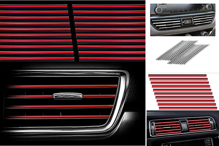 Detailed view of Best Durable PVC Car Vent Outlet Trims