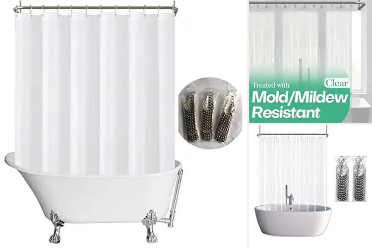 Detailed view of Best Extra Wide Bathtub Curtains: Durable & Stylish Picks