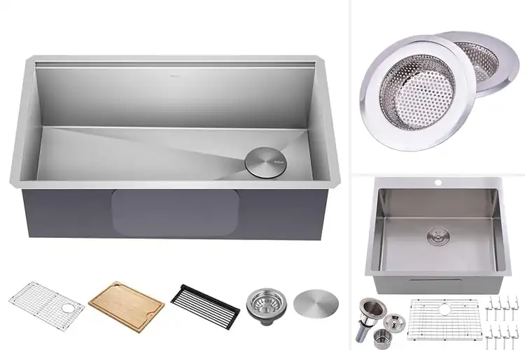 Detailed view of Best Heavy Duty Kitchen Sink