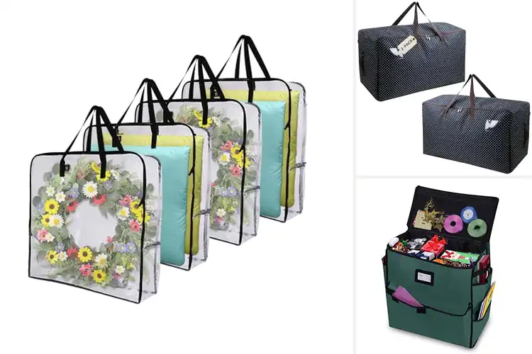 Detailed view of Best Holiday Decorations Storage Bags