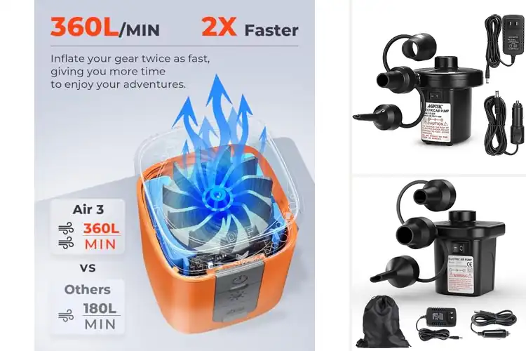 Detailed view of Best Inflatable Pumps