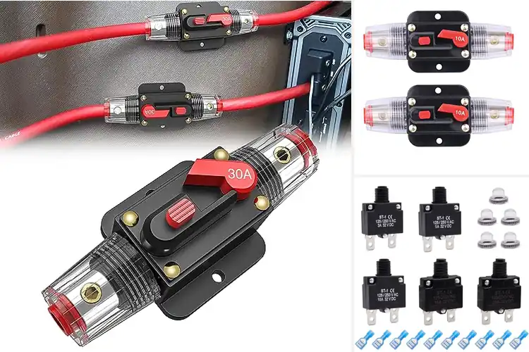 Detailed view of Best Inline DC Breaker With Reset Button