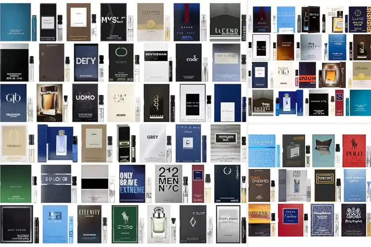 Detailed view of Best Men’s Cologne Samplers