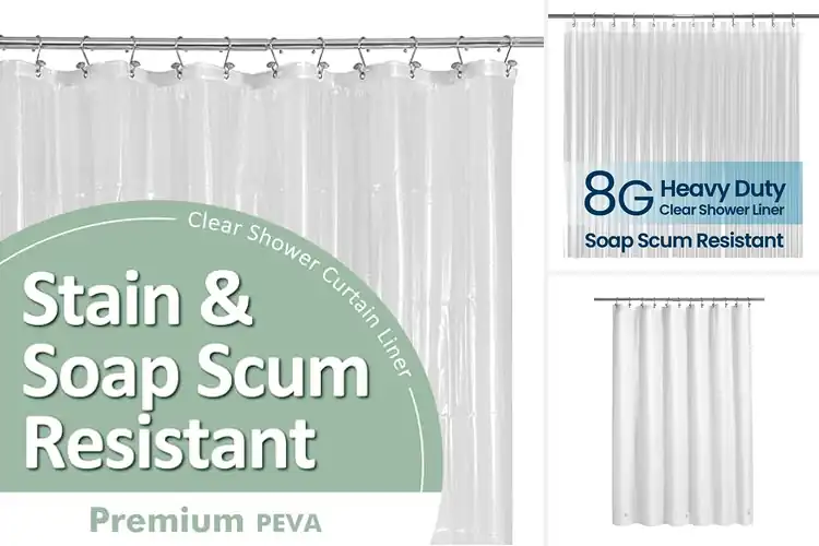 Detailed view of Best PEVA Shower Curtain Liners