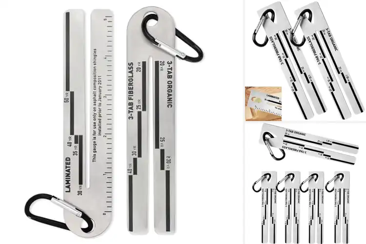 Detailed view of Best Portable Shingle Gauge Set