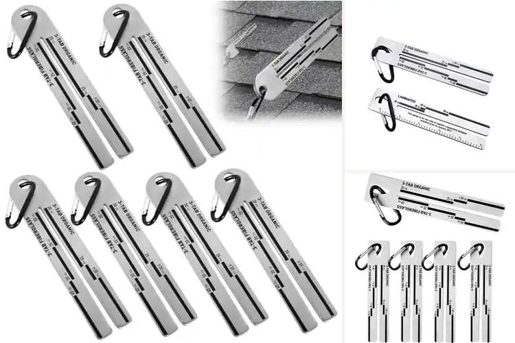 Detailed view of Best Portable Shingle Gauge With Carabiner