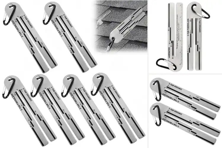 Detailed view of Best Portable Shingle Gauges With Carabiners