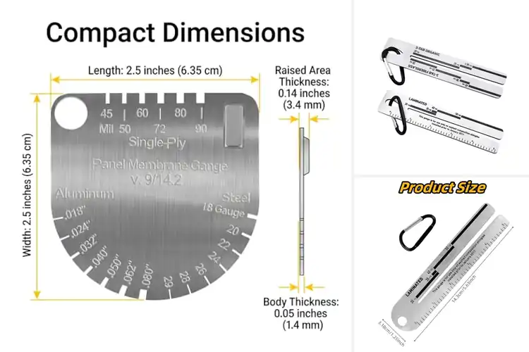 Detailed view of Best Roof Inspection Gauges