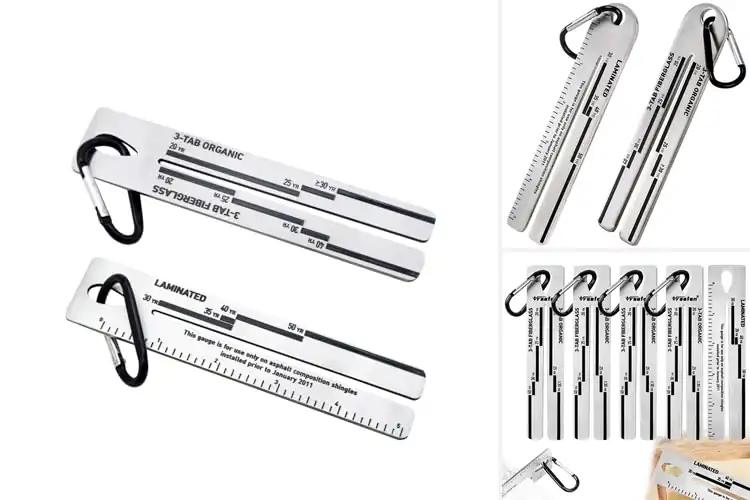 Detailed view of Best Roof Shingle Thickness Measuring Tools
