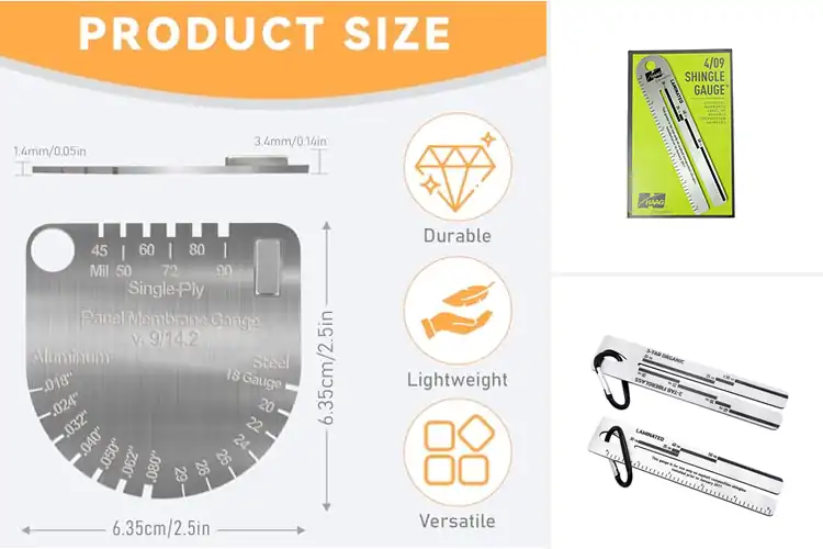 Detailed view of Best Shingle Gauge Accuracy