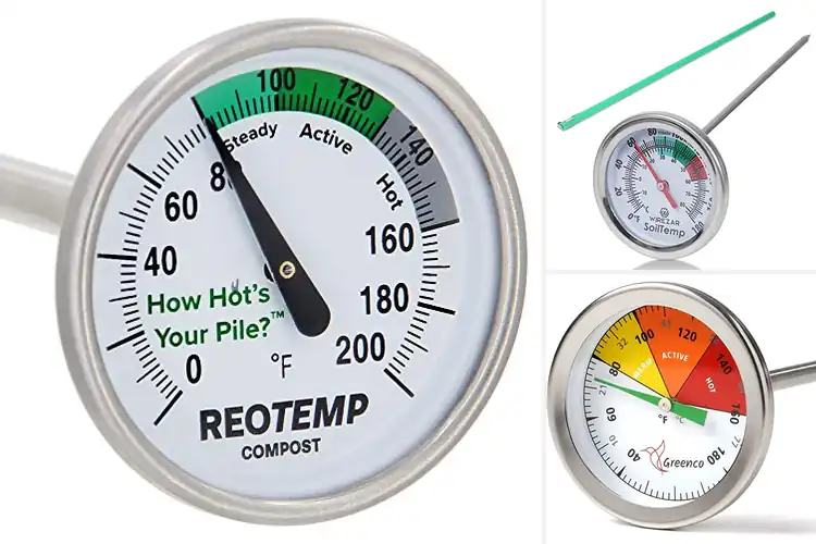 Detailed view of Best Stainless Steel Compost Thermometers