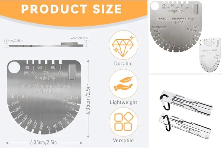Detailed view of Best Stainless Steel Shingle Gauge Durability