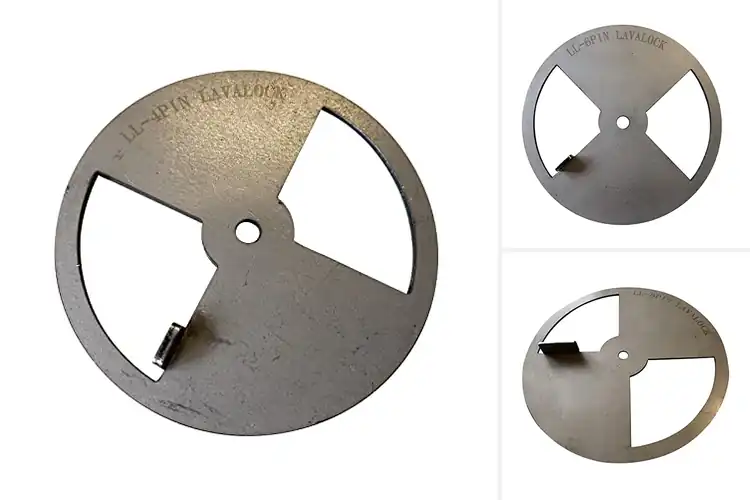 Detailed view of Best Steel Pinwheel Dampers for Smooth Grill Airflow