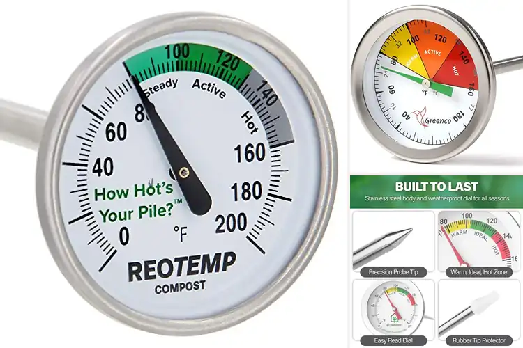 Detailed view of Best Thermometers For Compost Tumblers