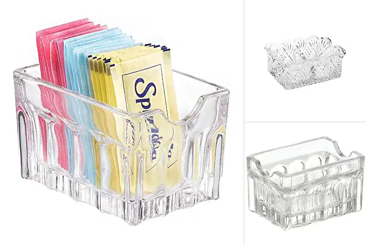 Detailed view of Best Thick Clear Glass Sugar Holders