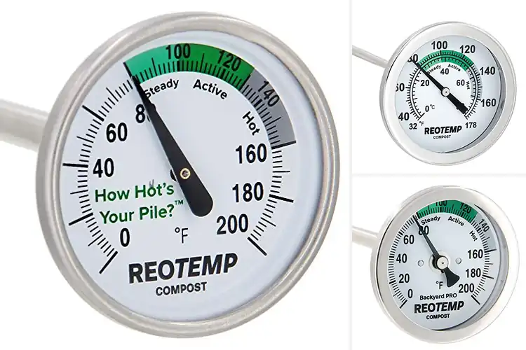 Detailed view of Best Value Compost Thermometer With Guide