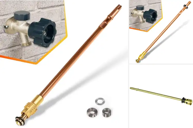 Detailed view of Best Wall Hydrant Stems