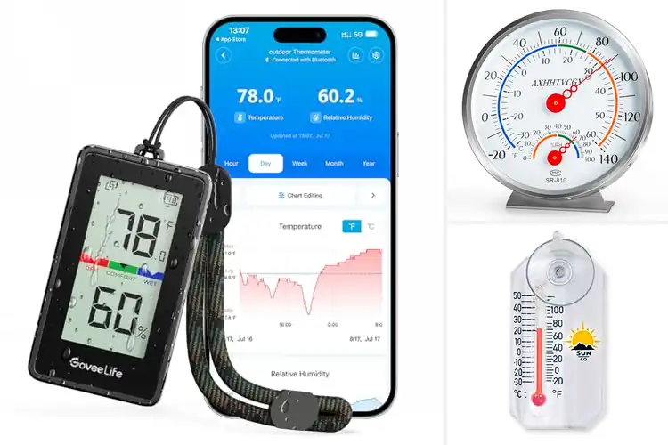 Detailed view of Best Waterproof And Dust-Proof Thermometers