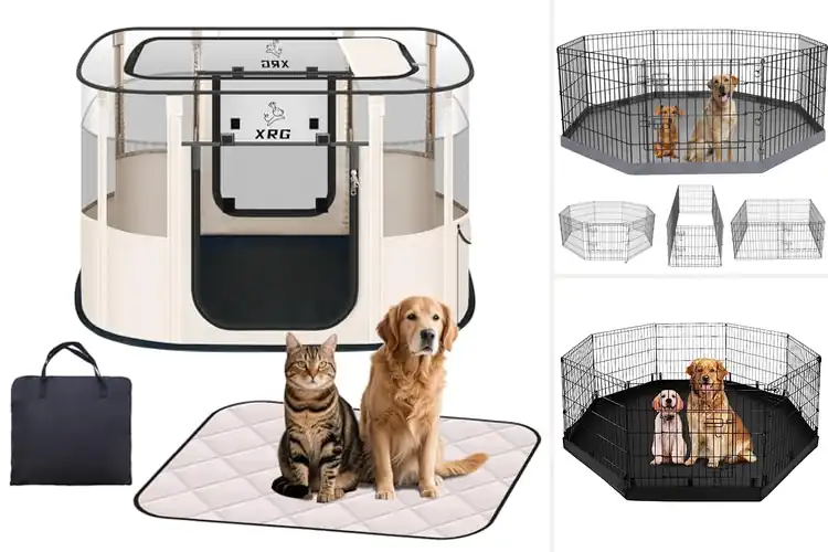 Detailed view of Best Waterproof Dog Playpens