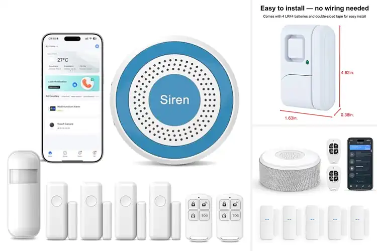 Detailed view of Best Wire Free Alarm For Easy Setup